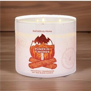 Bath & Body Works 3-Wick Candle- Pumpkin S’mores (14.5 oz)